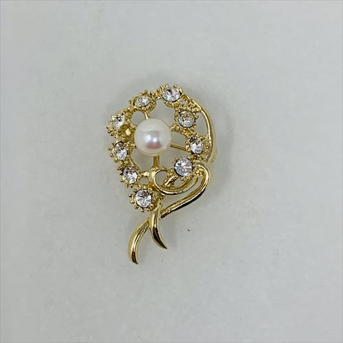 アコヤ真珠 ブローチ　B-74