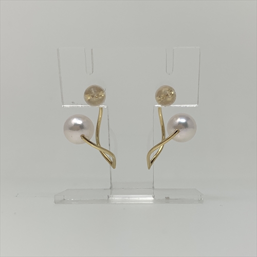 アコヤ真珠ピアス E-322