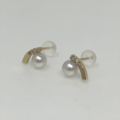 アコヤ真珠ピアス E-328