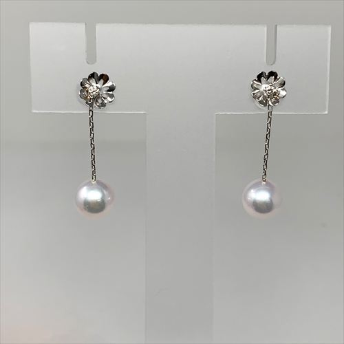 アコヤ真珠ピアス　E-335