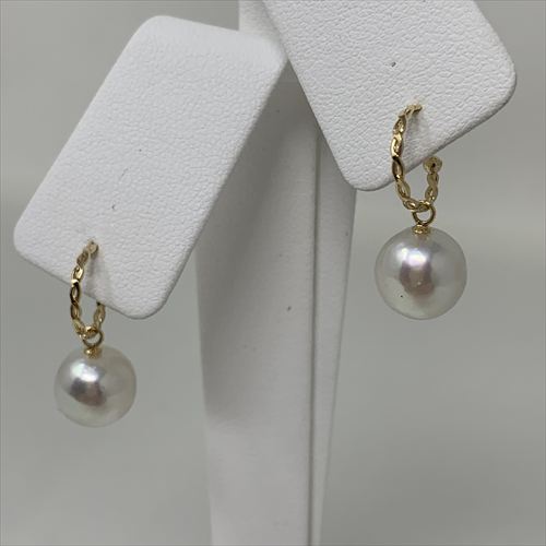 アコヤ真珠ピアス　E-338