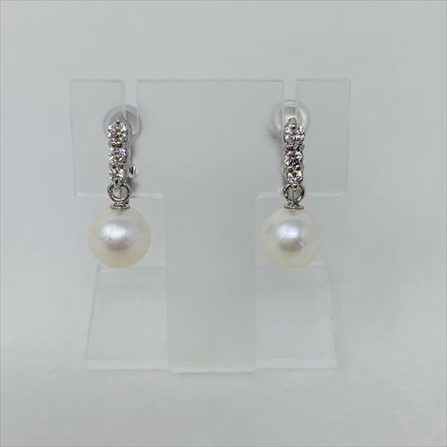 アコヤ真珠イヤリング　E-340