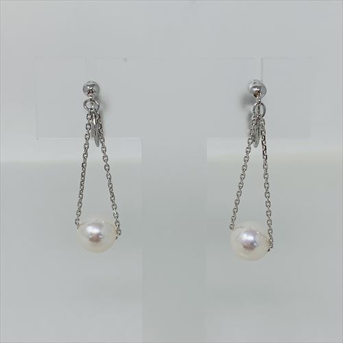 アコヤ真珠イヤリング　E-341