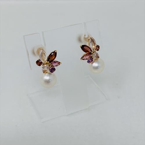 アコヤ真珠イヤリング　E-342