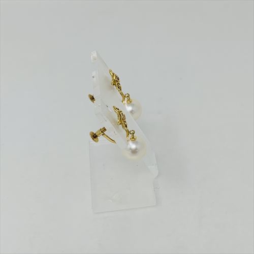 アコヤ真珠イヤリング　E-342