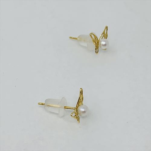 アコヤ真珠イヤリング　E-346