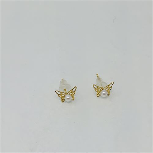 アコヤ真珠イヤリング　E-346