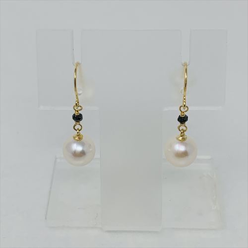 アコヤ真珠イヤリング　E-348