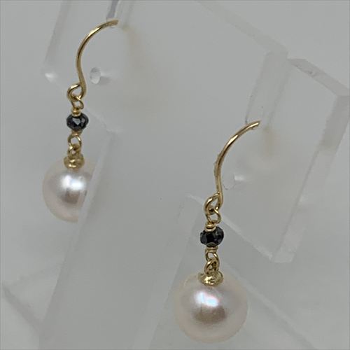 アコヤ真珠イヤリング　E-348