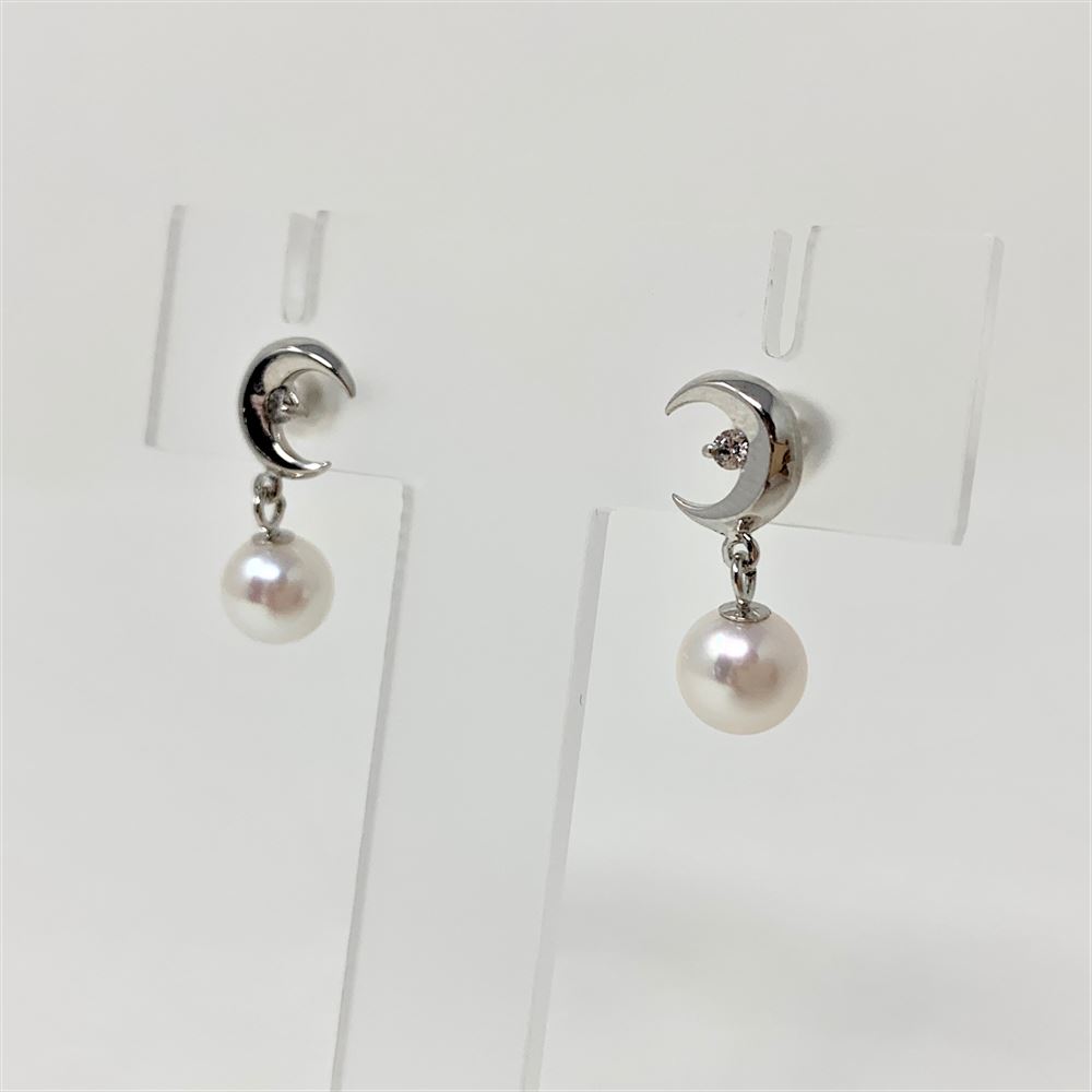 アコヤ真珠ピアス E-60