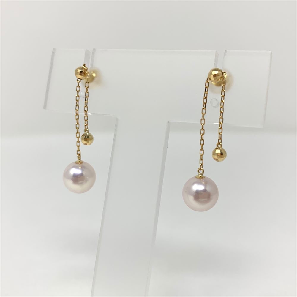 アコヤ真珠ピアス E-62