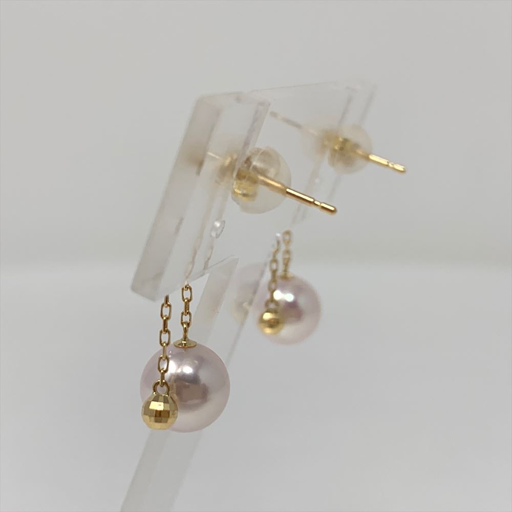 アコヤ真珠ピアス E-62