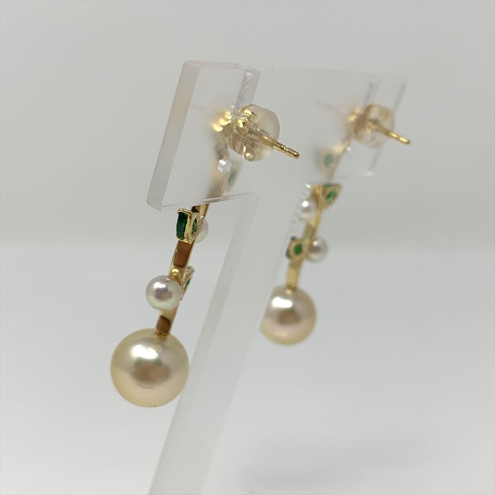 アコヤ真珠ピアス E-65
