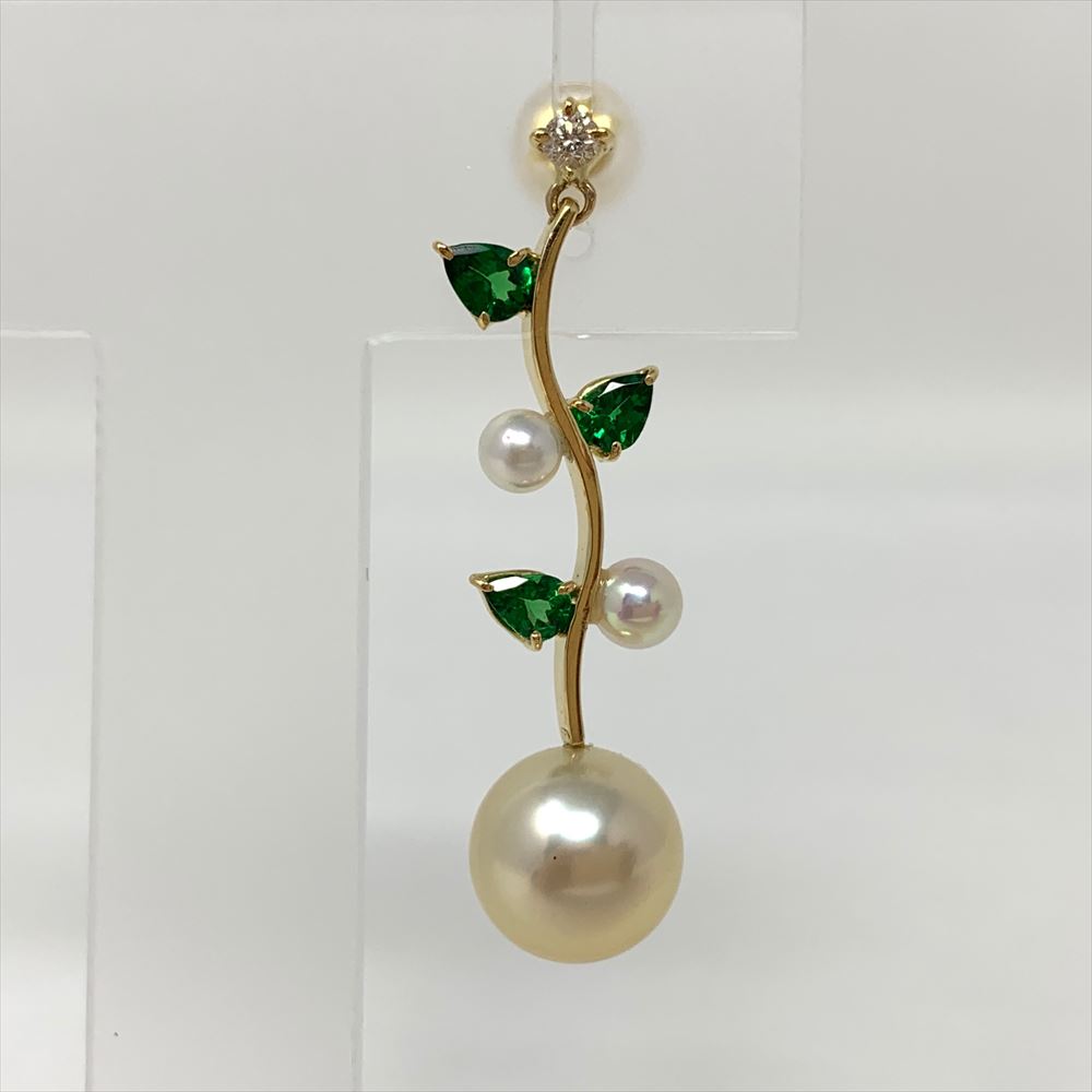 アコヤ真珠ピアス E-65