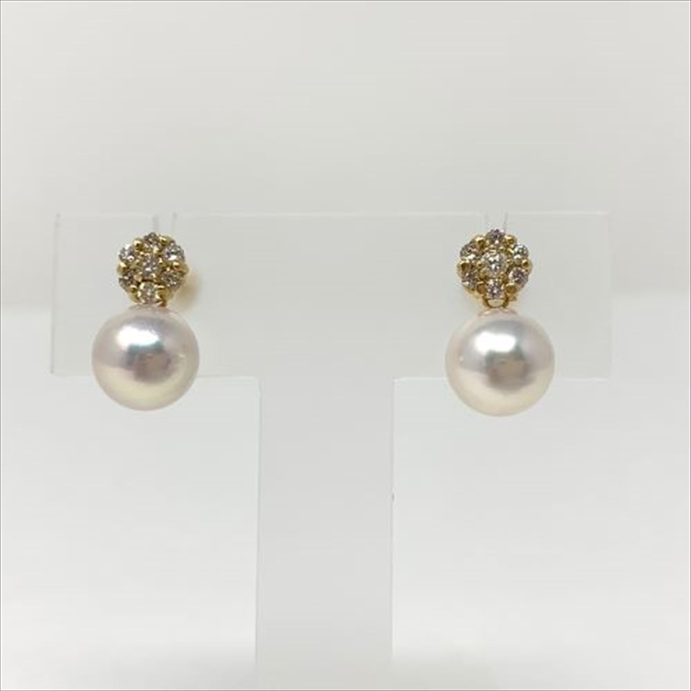 アコヤ真珠ピアス E-66