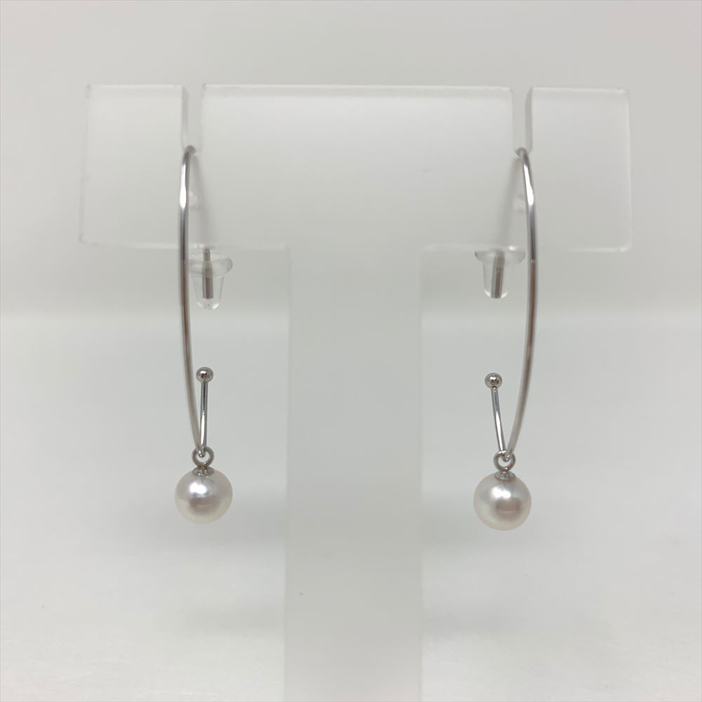 アコヤ真珠ピアス E-67