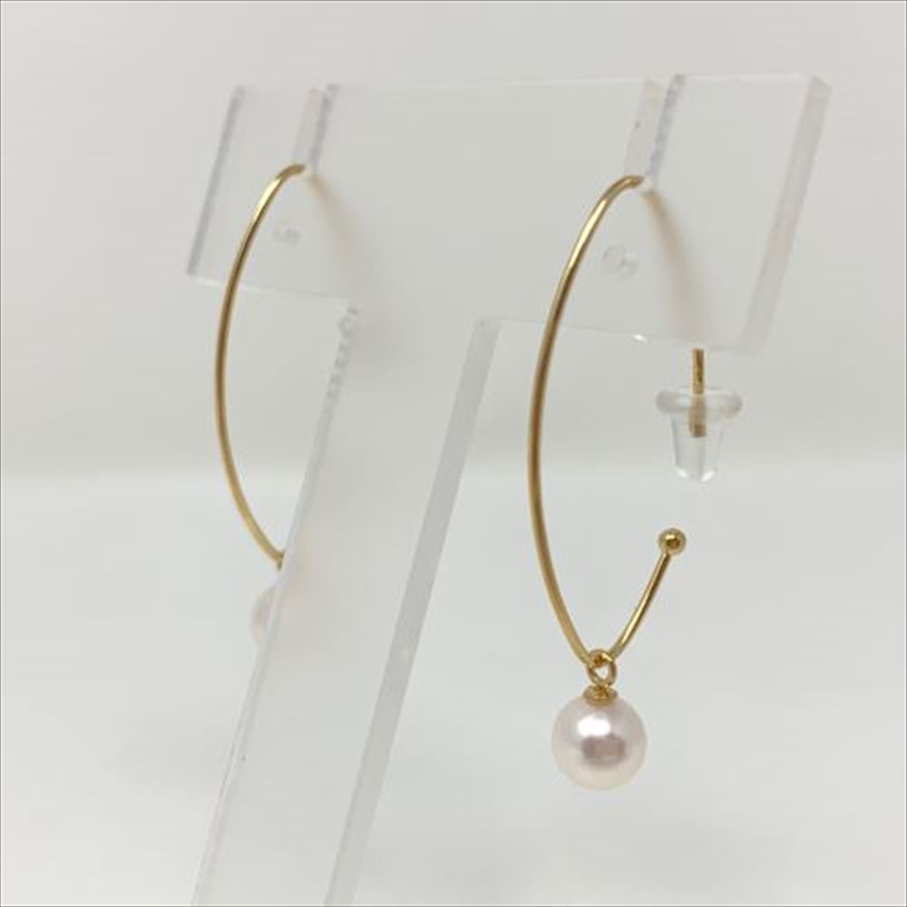 アコヤ真珠ピアス E-68