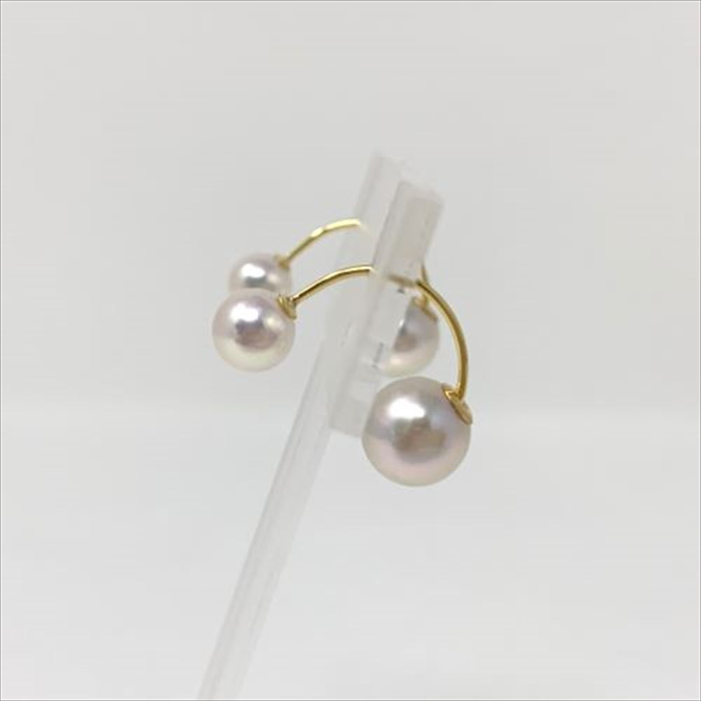 アコヤ真珠ピアス E-73