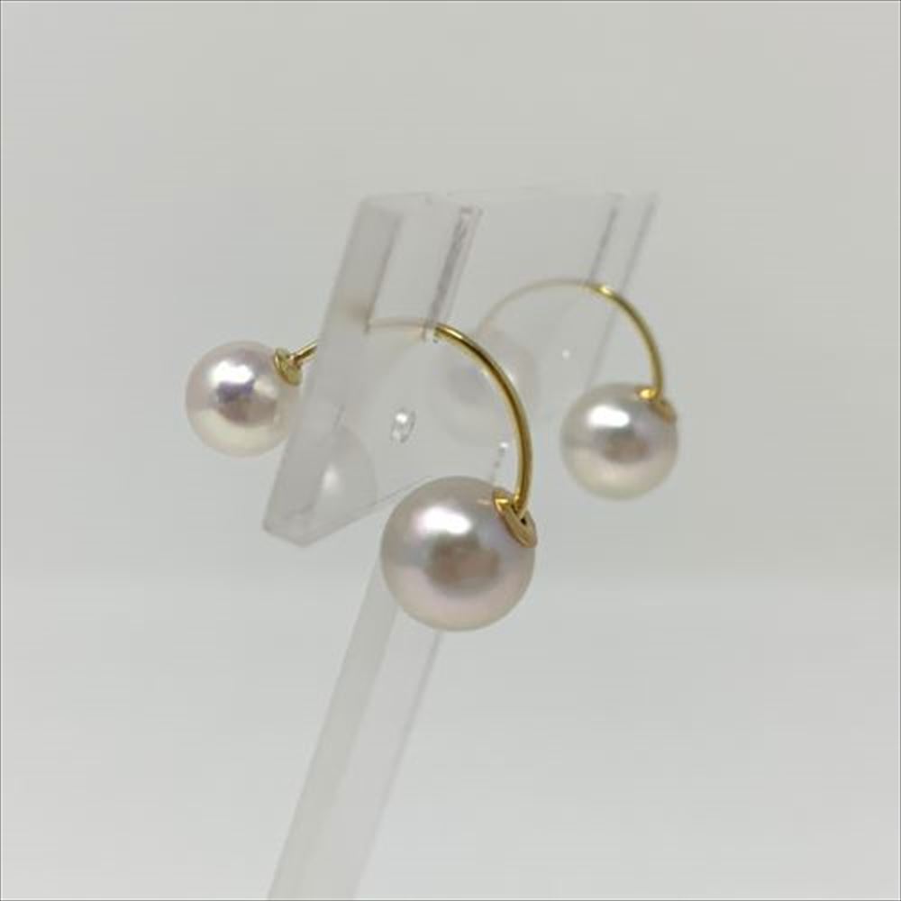 アコヤ真珠ピアス E-73