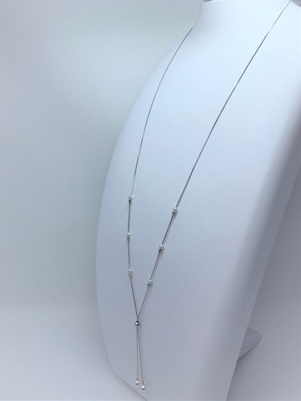 アコヤ真珠ステーションネックレス N-22